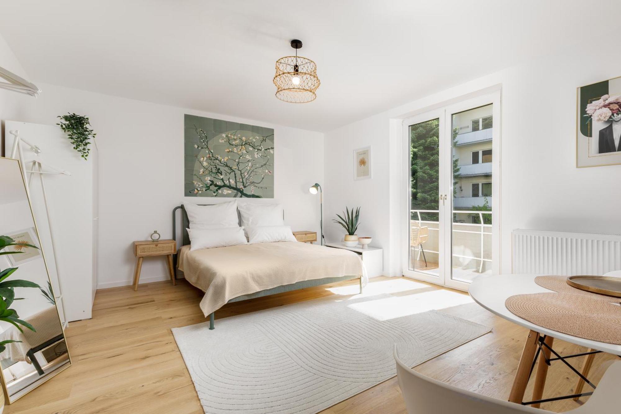 Design-Apartment In Linz Mit Netflix & Balkon Kültér fotó